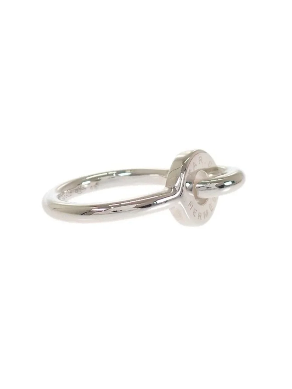Hermes Voltige Ring 48 Vintage 925 Sterling Silver